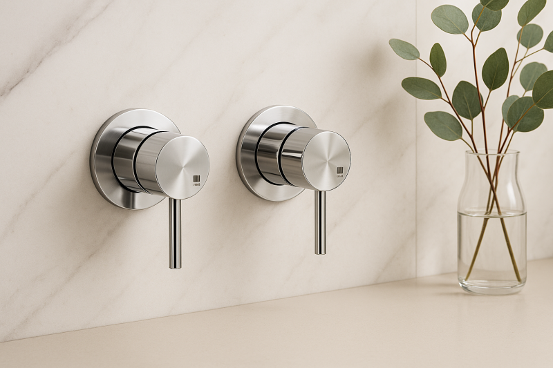 MURO TUA falba építhető csaptelep átállító szeleppel, króm M1.B32.R.CR